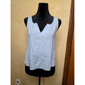 Splendid Light Blue Tank Top XS Linen Blend Soft Summertime Chic